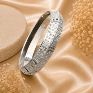 Solid Pure Silver Kada For Men | 925 Punjabi Silver Kada For Men | Silveradda