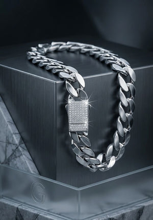 Silver Iced Cuban Link Bracelets | Stone Edition by Silveradda