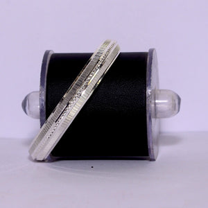 Designer Silver Kada for Men | Elegant Hallmarked Kada by SilverAdda
