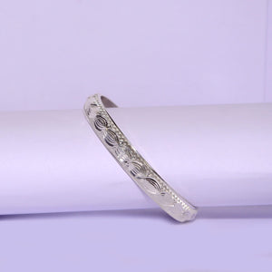 Sterling Silver V-Shape Kada For Men's | 925 Sterling Silver Kada | Silveradda