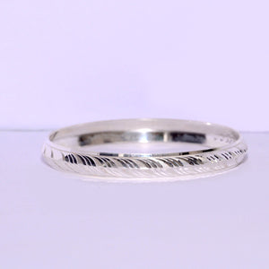V Shape Punjabi Silver Kada for Men | Pure Silver Men's Kada – Silveradda
