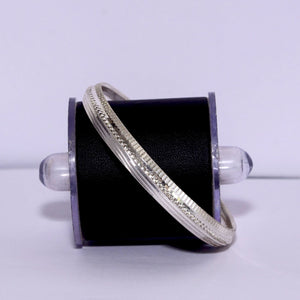 Narrow V-Shape Silver Kada for Men | 925 Silver Kada – Silveradda