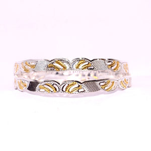 Bangle Gold polished  light weight for women Silveradda