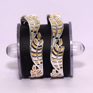Gold polished Bangle For Women Sterling Silver Silveradda