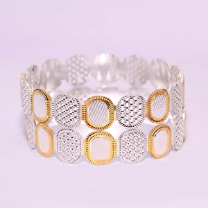 Bangle Unique style golden polished for women Silveradda
