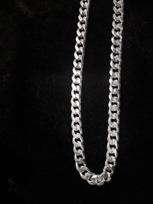 Silver Chain For Men | Curb Design Silveradda