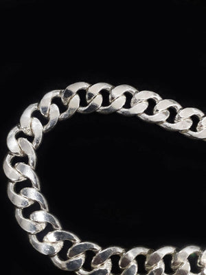 Curb Chain Design | Silver Chain For Men's Silveradda