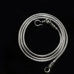 Cocoon Design Silver Chain For Men's &amp; Women'silveradda