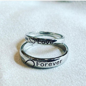 Silver Love Forever Ring | Couple Ring | Valentines Best Gift Silveradda