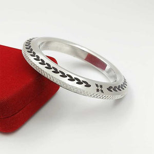 Heavy Design leaf Silver Kada design for men, Punjabi Kada for men 300 gms silveradda