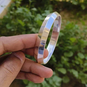Heavy Silver Kada For Men | 925 Sterling Silver | Silveradda