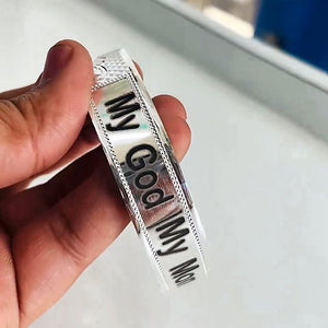 Customised Silver Kada for Men 30 gm | Lazer Print 925 Silver Kada – Silveradda