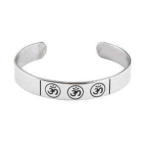 Om Design Adjutable C10 Adjustable Kada for Men & women 30 gm, silveradda