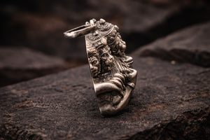 Panchmukhi Hanuman Silver Pendant for Men | Silveradda