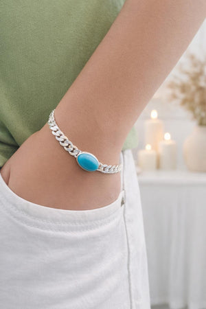 Salman Khan Style Silver Bracelet for Men | Bold Chain Design by Silveradda