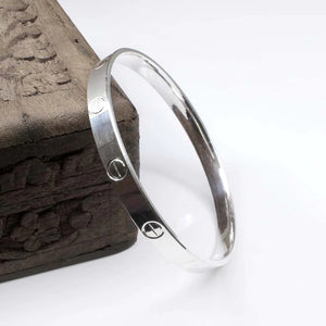 Real Pure Silver Men's Kada | 925 Silver Bangle For Mens Silveradda