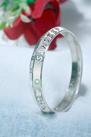 Silver Name Kada For Mens | Customised or Personalised Kada For Mens