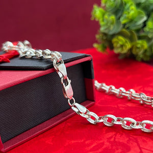Sterling Silver Cable Chain For Men & Boys silveradda