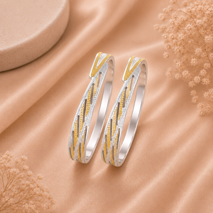 Stylish Bangle Gold Polished for women Silveradda