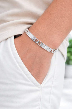 Men’s Premium 925 Sterling Silver Bracelet | Unique Pattern Link Bracelet