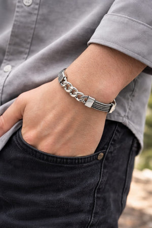 Premium 925 Silver Chain Bracelet for Men | Bold Professional Style | SilverAdda
