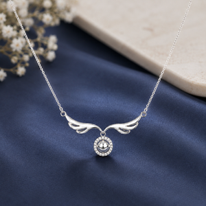 Wings Silver Necklace For Women By Silveradda