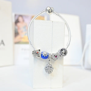 Silver Pandora For Girls | Spider Beads Pandora Bracelet For Womens