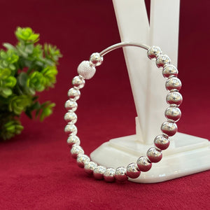 Girlish Silver Kada for Women | Simran Balls Design | Silveradda