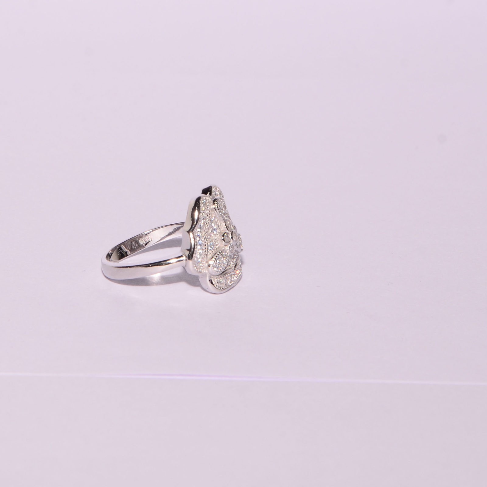 Crown Curved Jacket Filigree Radiant diamond Wedding Set In 18K Rose Gold |  Fascinating Diamonds