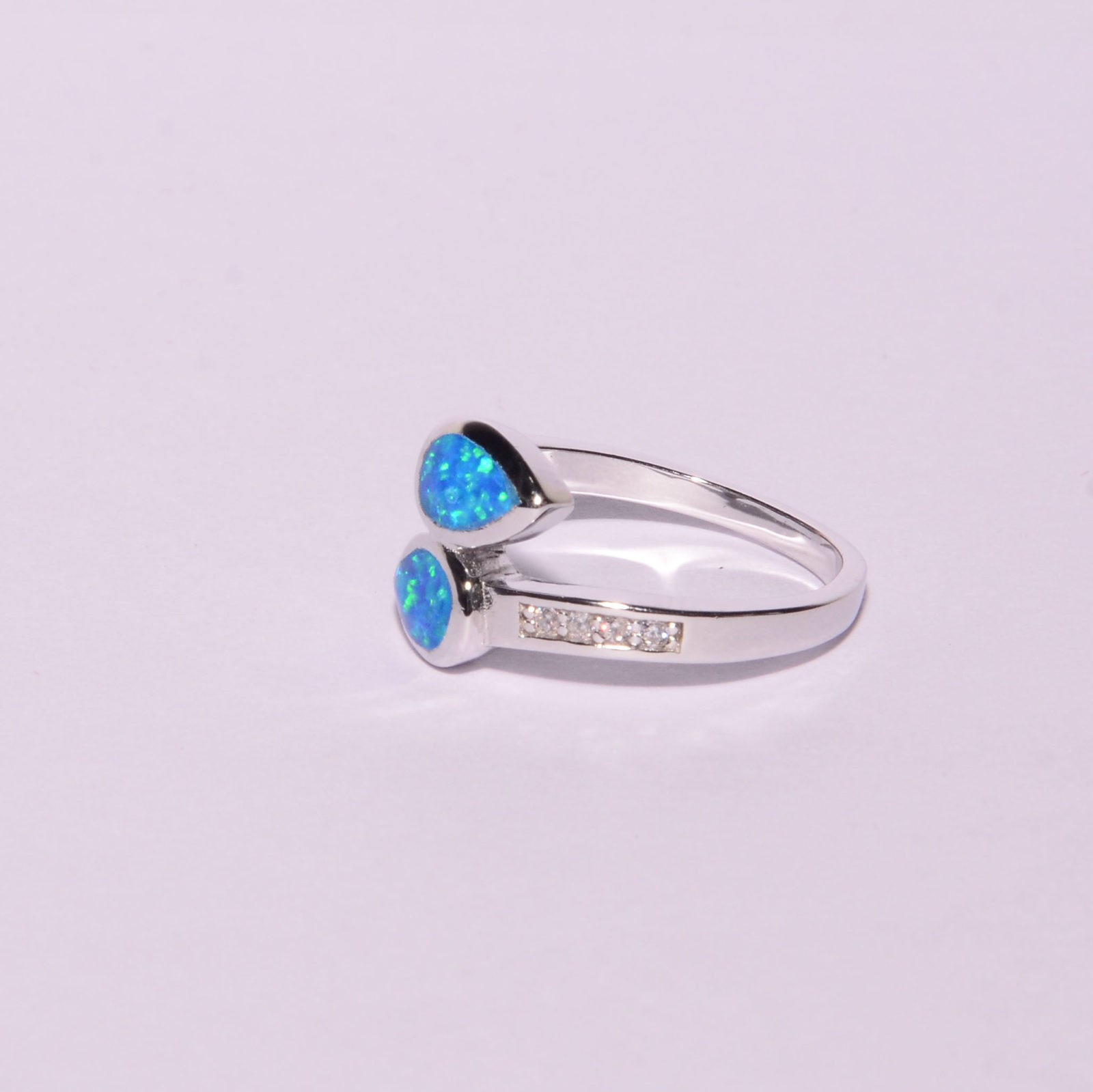 Natural turquoise ring, blue, rare gemstone, 925 sterling silver, natural  gem store