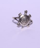 Silver Tortoise (kachua ring) ring for mens