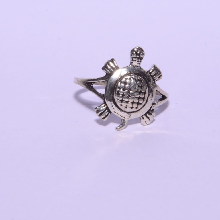 Silver Tortoise (kachua ring) ring for mens