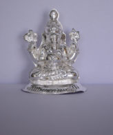 Silver Lord Ganesha Statue