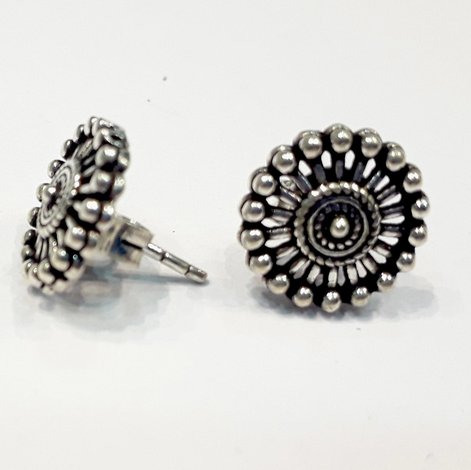 Black spinel & zebra agate earrings – faeriewigs