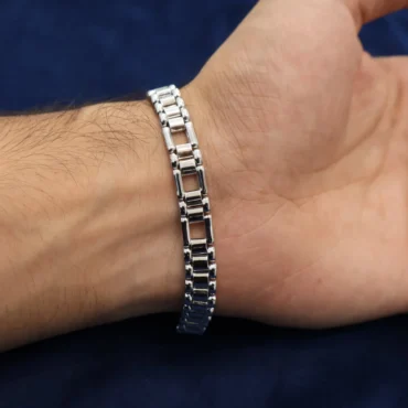 925 silver bracelet for teenage boys – 5.5 inch link chain by Silveradda