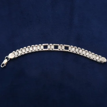 925 silver bracelet for teenage boys – 5.5 inch link chain by Silveradda