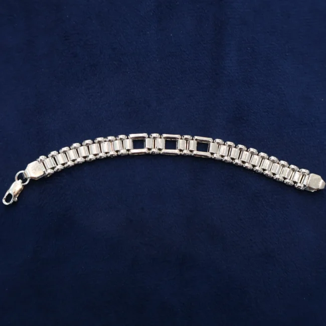 925 silver bracelet for teenage boys – 5.5 inch link chain by Silveradda
