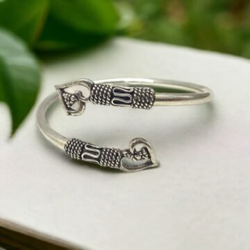Heart Silver Kada For Women's | 925 Silver Kada For Women's | Silveradda