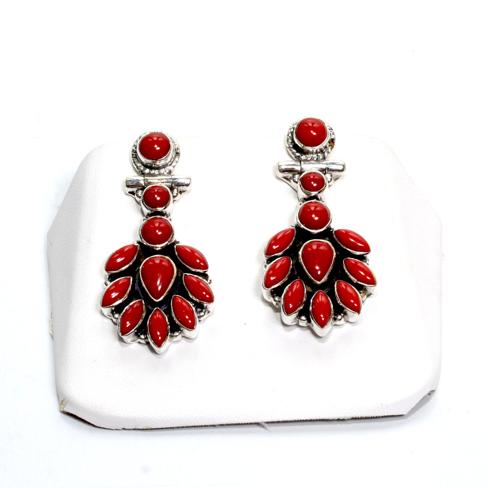 Buy Dugran By Dugristyle Red Chand Bali Earrings Online At Best Price @  Tata CLiQ