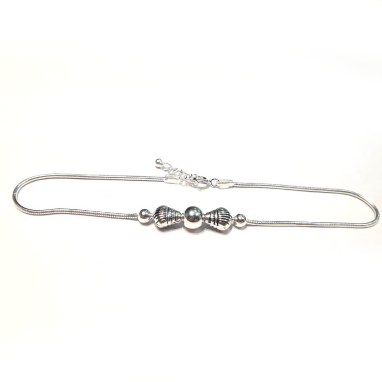 silver anklet for women