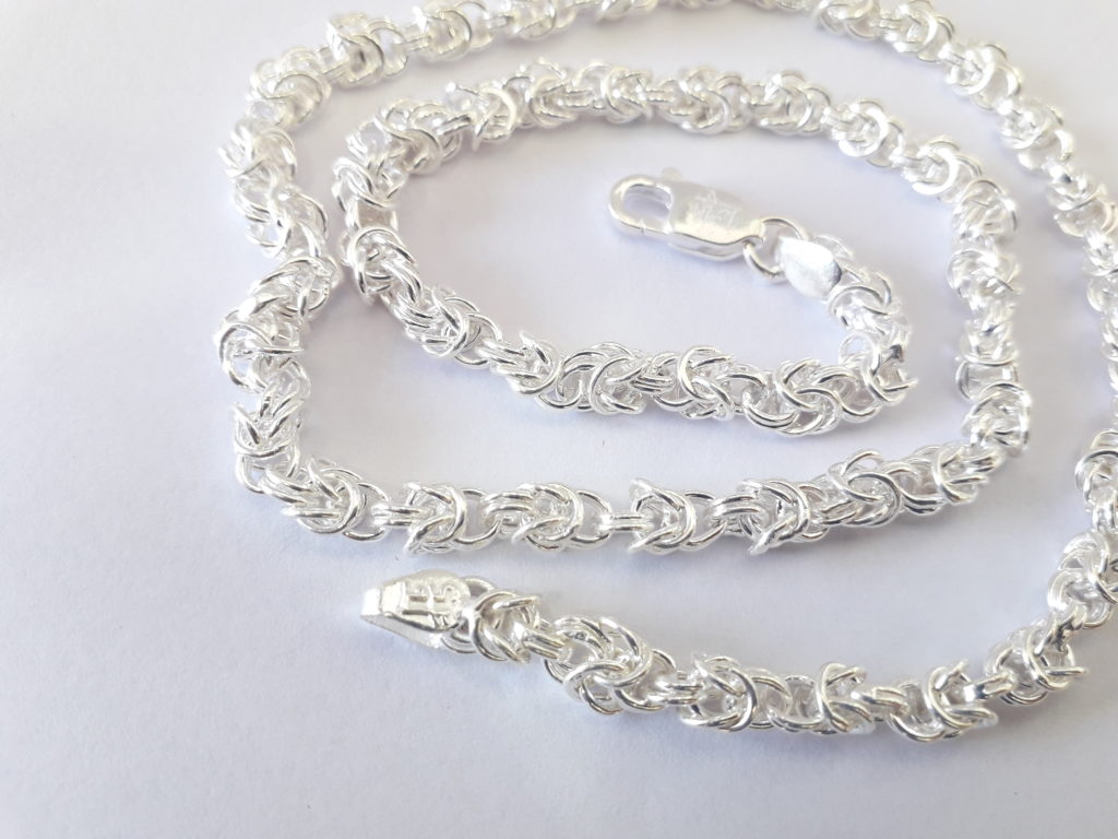silver fancy chain for men