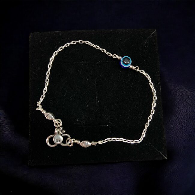 Evil Eye 925 Silver Anklet For Women and Girls | Silveradda