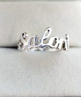 sterling silver name ring