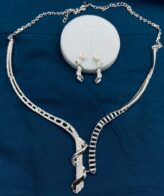 Silver Necklace For Women | 925 Sterling Silver Modern Necklace | Silveradda