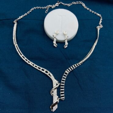 Silver Necklace For Women | 925 Sterling Silver Modern Necklace | Silveradda