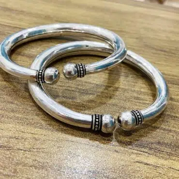 silver ankle leg kada