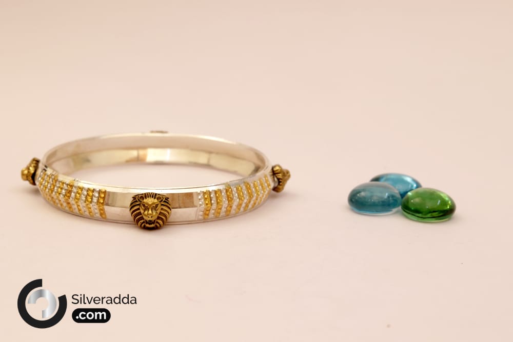 Tiger Eye + Rudraksha + Lion Charm Bracelet. – Rudra and Sons