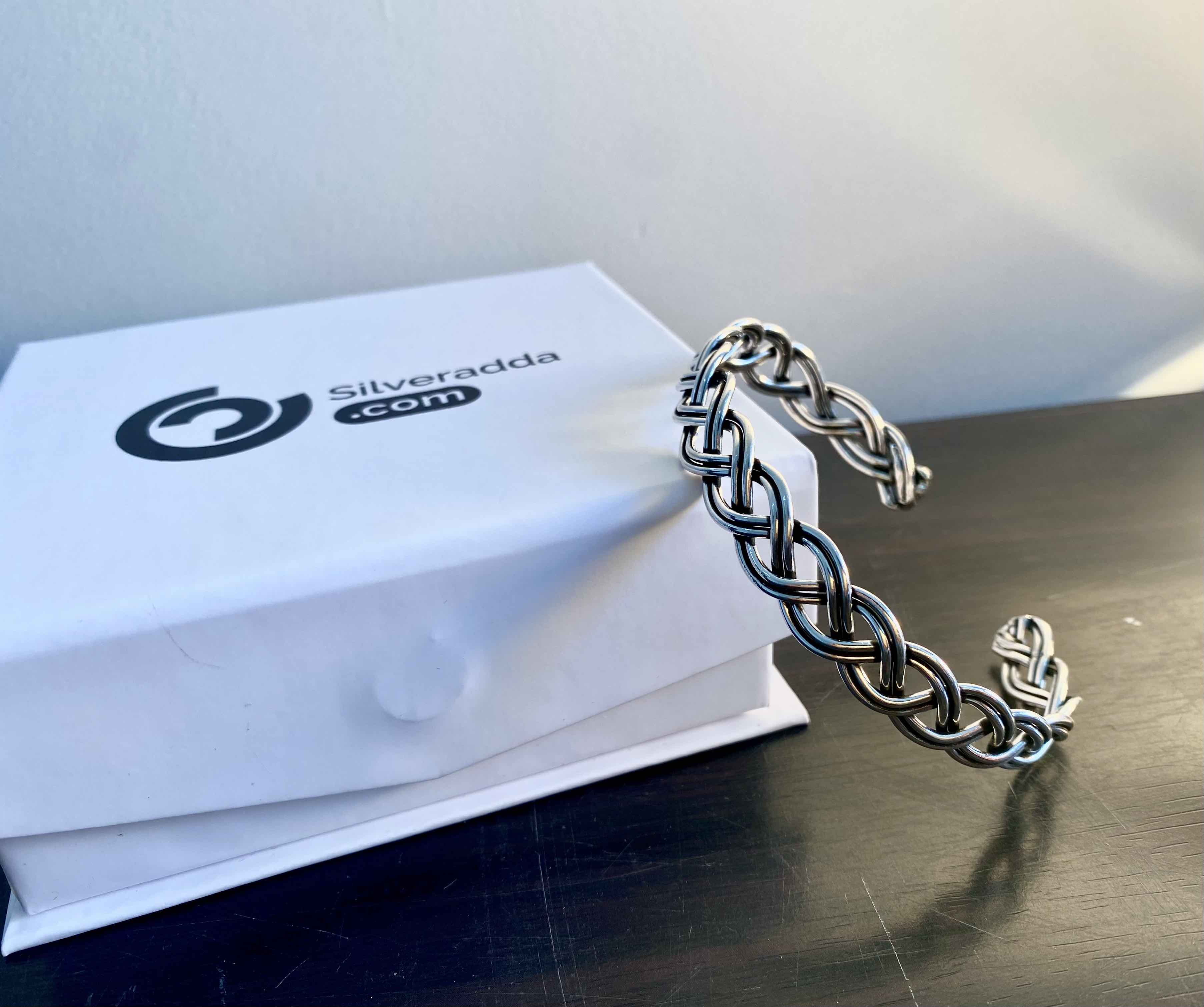 AG-925 Men's Sterling Silver Franco Chain Type Bracelet - Think-Positive