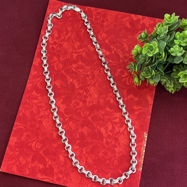 Sterling Silver Cable Chain For Men & Boys