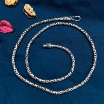 Silver Chain For Men | 925 Silver Modern Design Chain | Silveradda